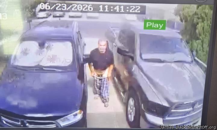 Got caught on my camera