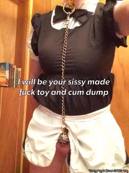 Sissy fuck toy cum dump