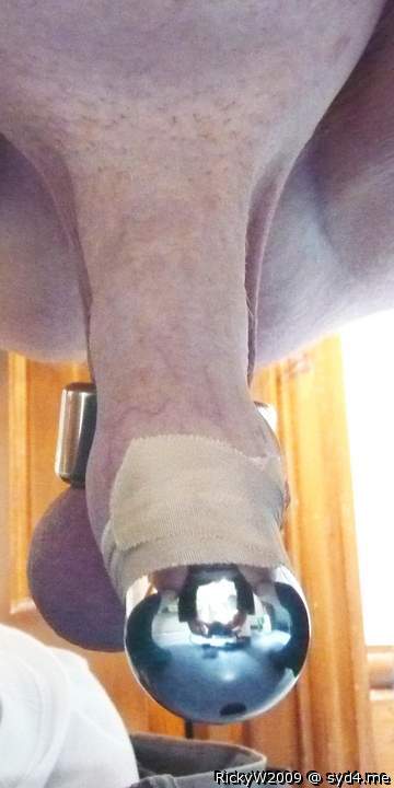 Foreskin & ball stretch