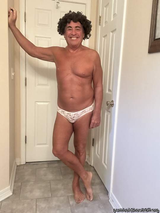 And some time I wearing lace panty