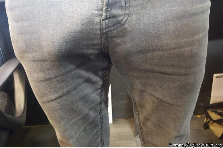 Impressive bulge...going commando?