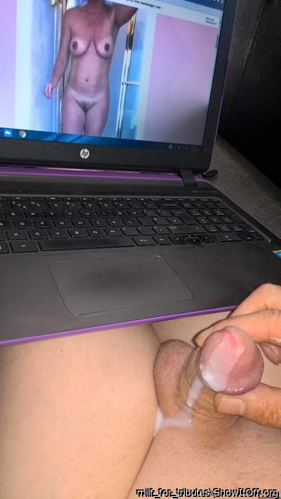 xmarco cumming to my pic!