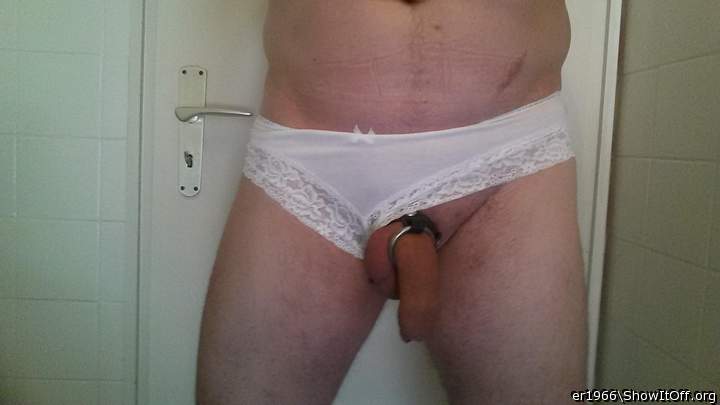 Oh yeah, sexy panties suit you; I would love to play dress-u