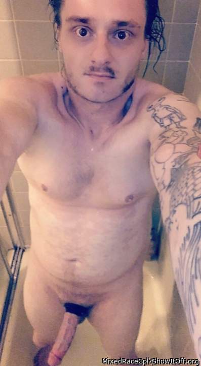 My huge white cock