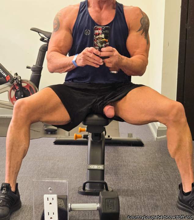 A Little  Workout At The Hotel Gym
