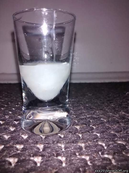 Nice load....did you drink it?