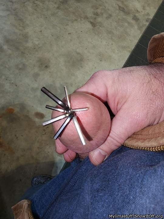 Great idea on storing tools! 
