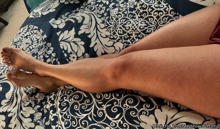 will you rub oil on my legs and feet?