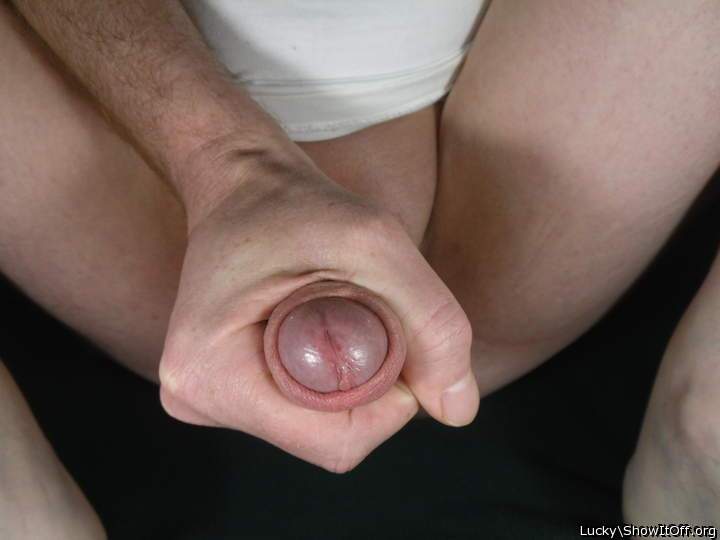 Stroke that uncut beauty & make him feel good  
