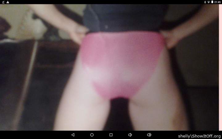Pink bikni.  In public