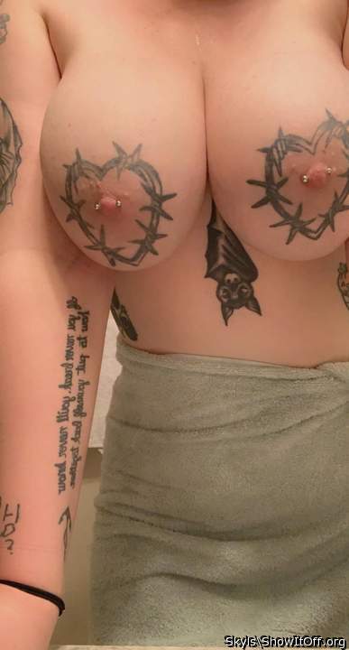 Mmmmm nice you have very beautiful tits and I love your tatt