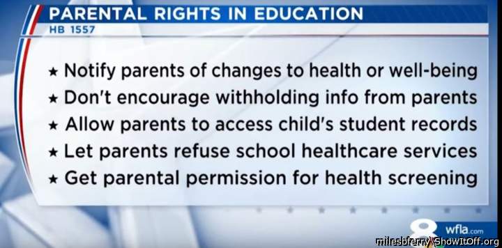 Florida Bill 1557 Parental Rights