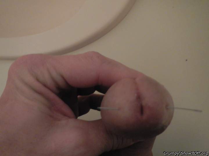 Needle in dick