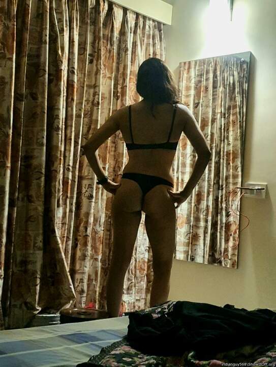 Posing for hubby