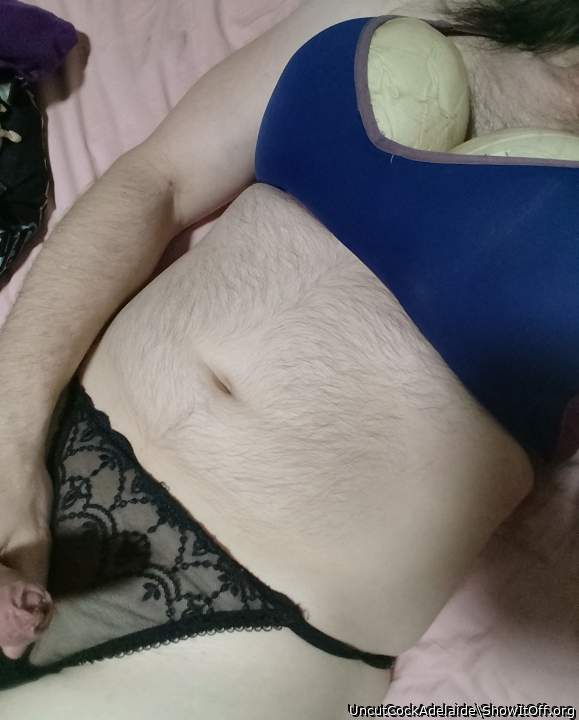 Dressed up because horny....  Like my big tits???
