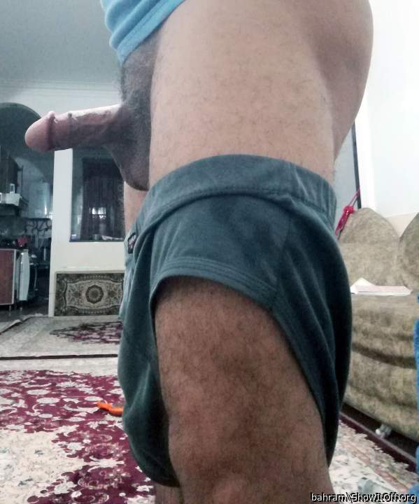 Nice big fat hairy dick, and sexy hairy legs!