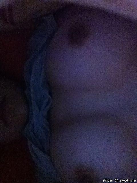 wifes boobs on night