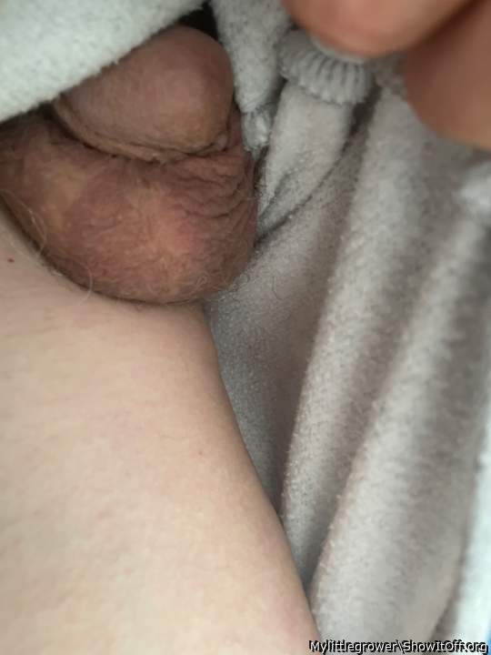 My little guy hiding