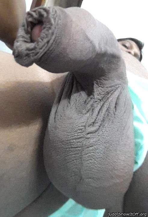 Yum yum , love those smooth balls and your forskin     