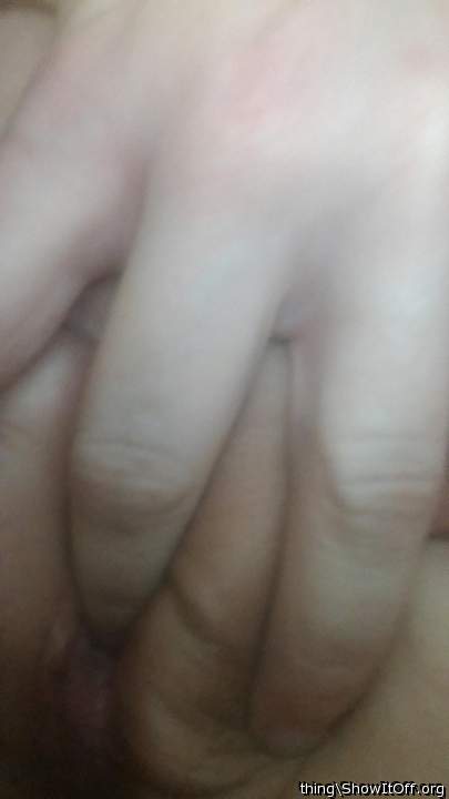 Little finger in that tight pussy