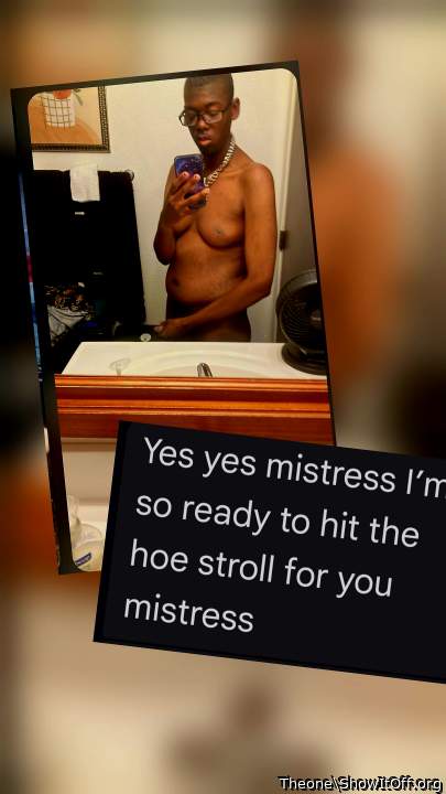 My New Lil Sissyboi Darnell Aka Honey and he Ready to hit the Blade ill turn u