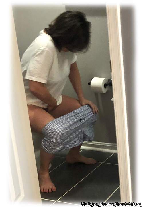 hubby caught me masturbating in the bathroom watching my tributes on my ipad