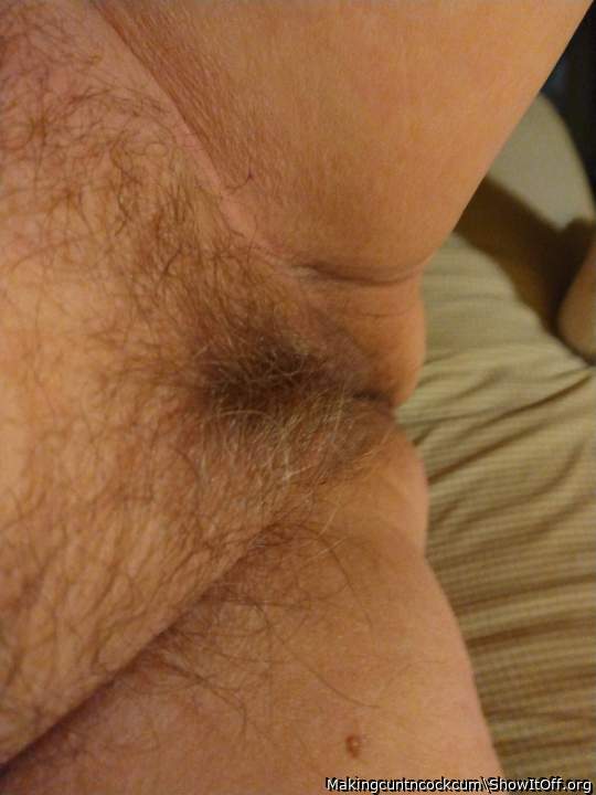 like the view to her hairy pussy