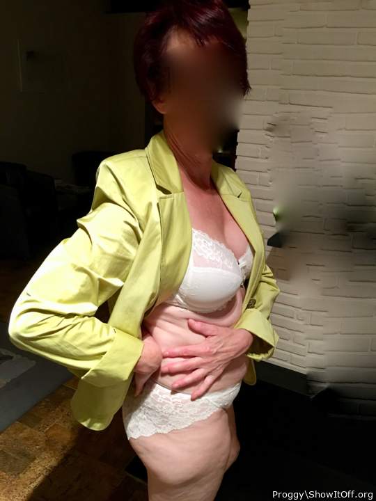my mature horny wife does a striptease for you