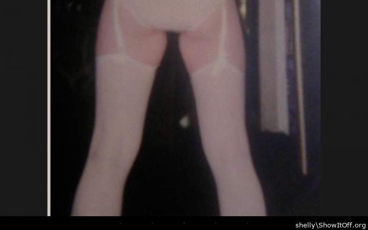 Stocking n real tight. White panties