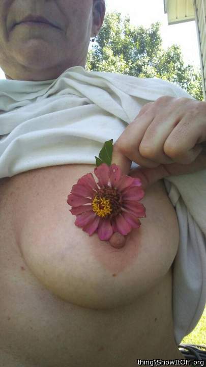 Friend working on the yard