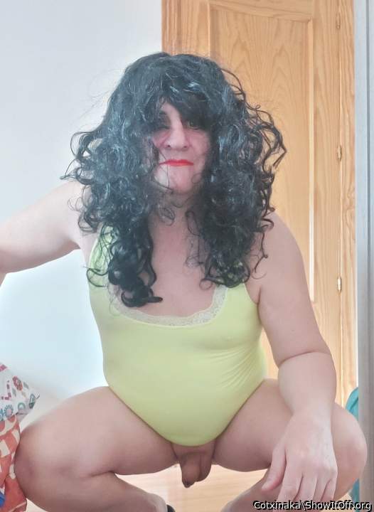 My step daughter's yellow tank top