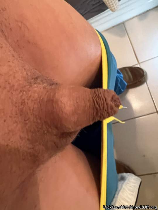 That's a cute little thing you got there buddy. Your foreski