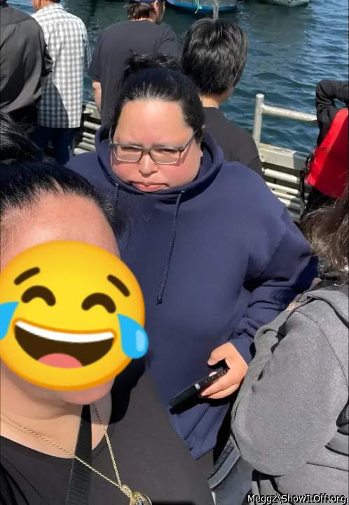 on the boat ride and it's cold rn!