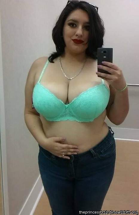 Beautiful big boobed lady.    