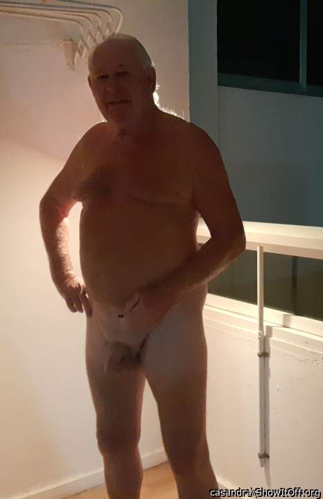 Lovely naked balcony night