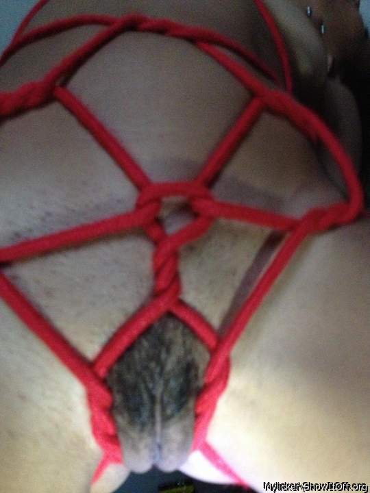 Excellent rope work as usual, very erotic!!    