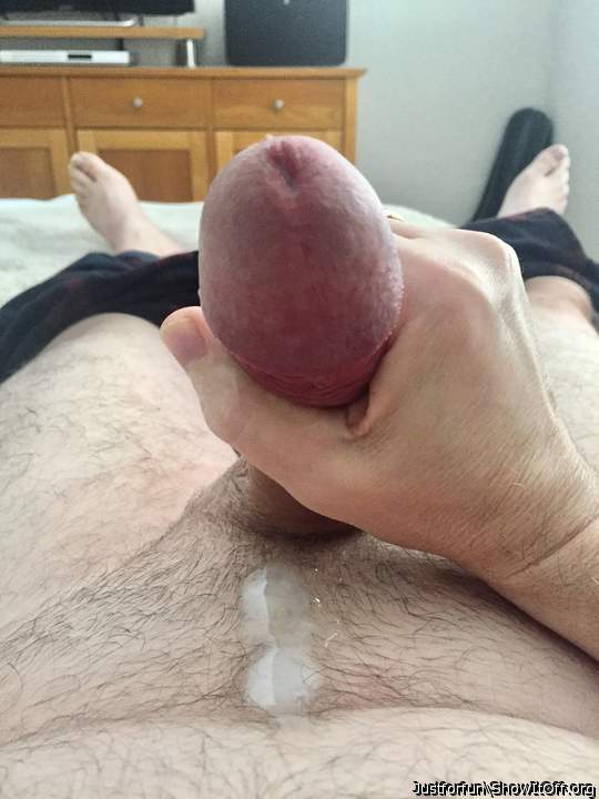 My friend having a play