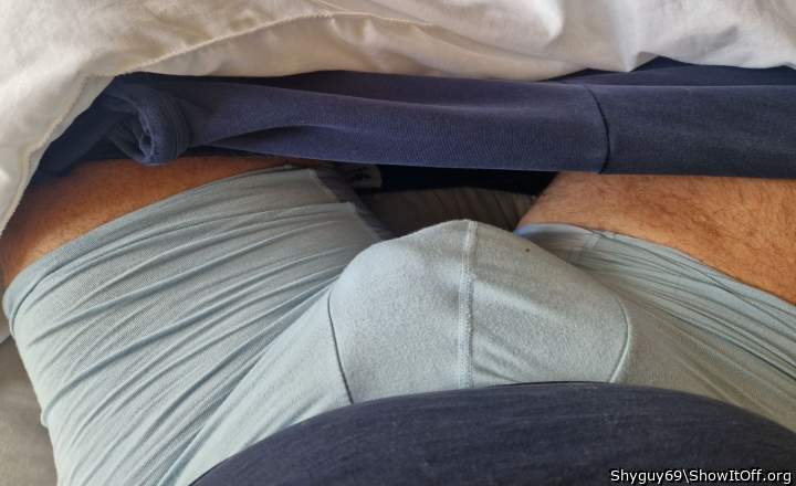 bulging waiting to be released!