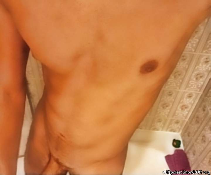 selfie in the shower