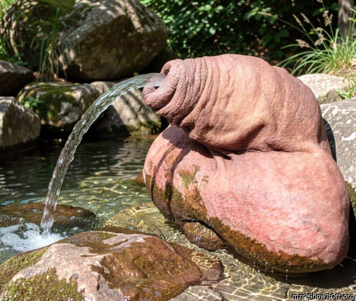 Klasse Idee Den Brunnen w�rde ich mir sogar ins Wohnzimmer s
