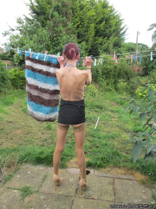Slut in the garden