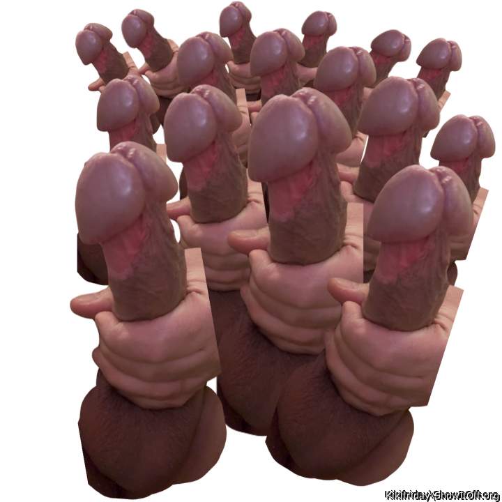 I'd love to swallow the load from each one!!!!!   