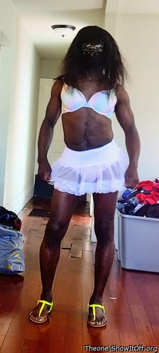 In my little tutu like a fag is suppose to be