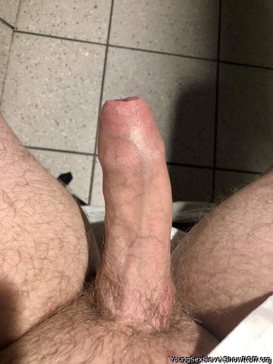 Cock out in the toilets