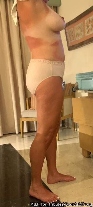 taking it off to do "it" :)