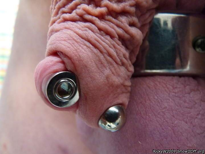 Tunnel thru my foreskin tip