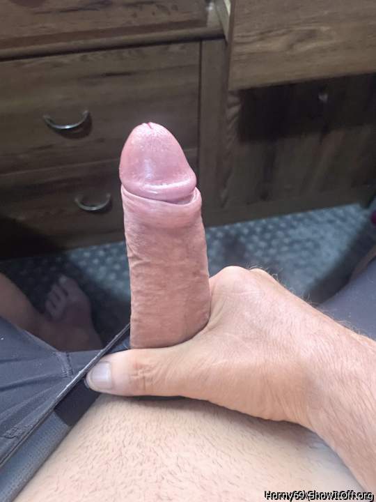 a glans and a foreskin to play with my tongue for hours on e