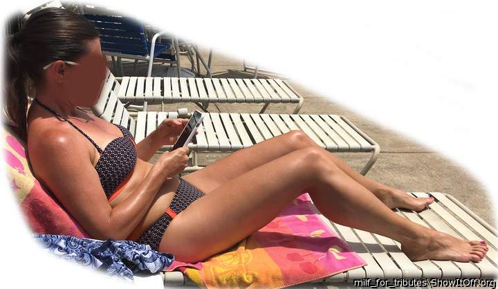 laying out