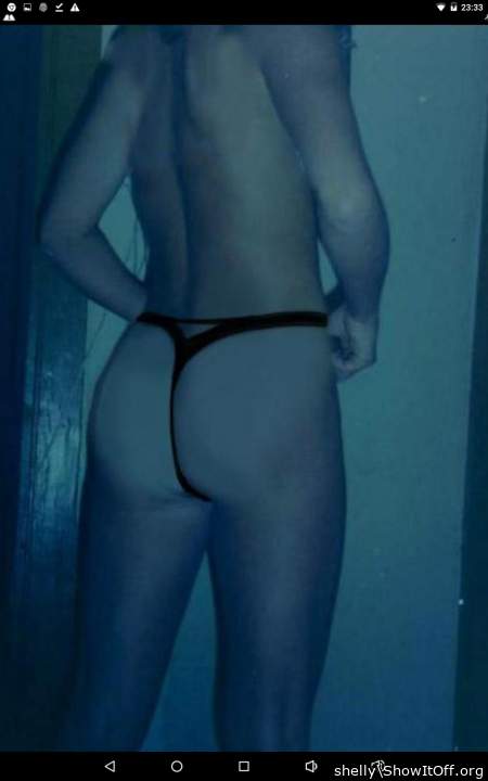 black  thong