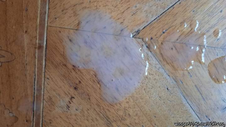 Nice cum puddle !!  